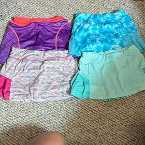 Champion Kids Skorts - Purple, Blue Tie-Dye, Multicolor, Mint